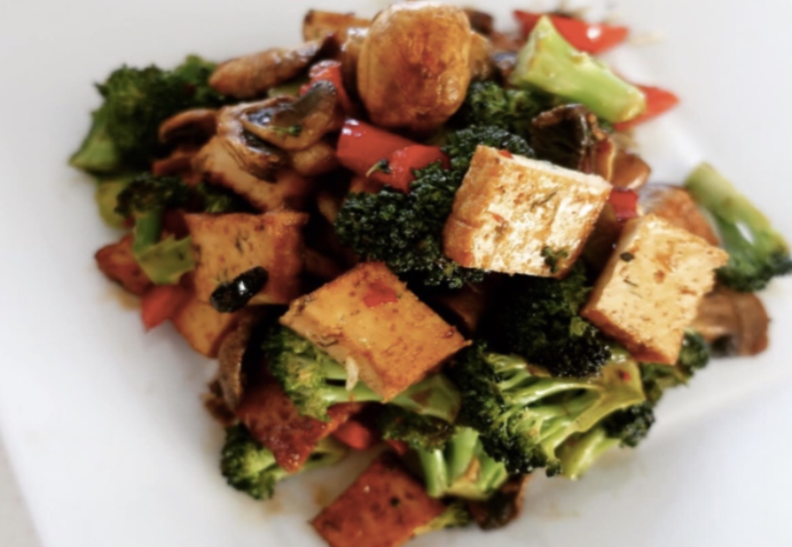Sweet Chilli Tofu StirFry Key Nutrition