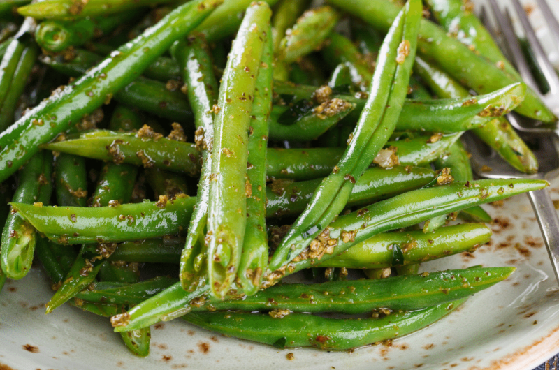 Ginger Green Beans & Onions