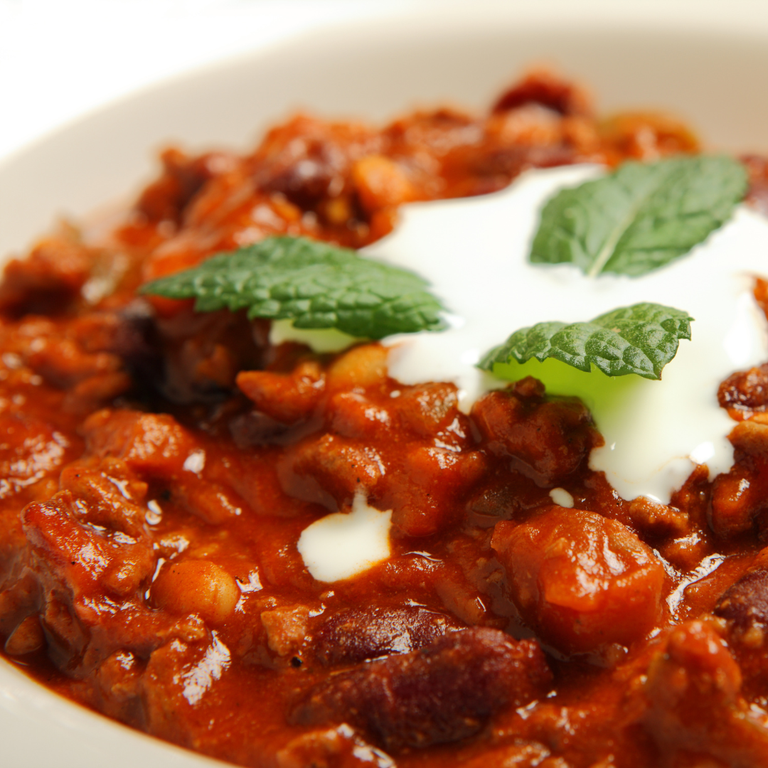 Slow Cooked Bean, Lentil & Rice Chilli Key Nutrition